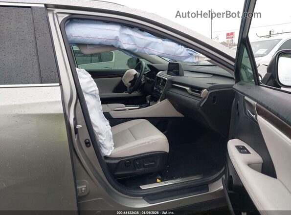 2T2HZMAA5NC235218 2022 LEXUS RX 350 Бежевый Вид салона спереди