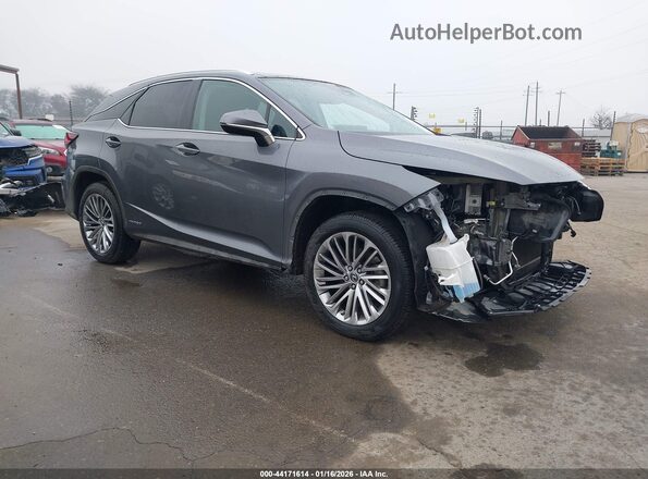2T2JGMDA3LC048589 2020 LEXUS RX 450H Black Przód prawy