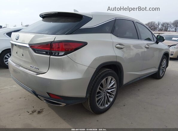 2T2JZMAA1LC178207 2020 LEXUS RX 350 Champagne Задняя правая четверть