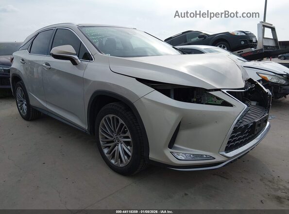 2T2JZMAA1LC178207 2020 LEXUS RX 350 Champagne Передняя правая четверть