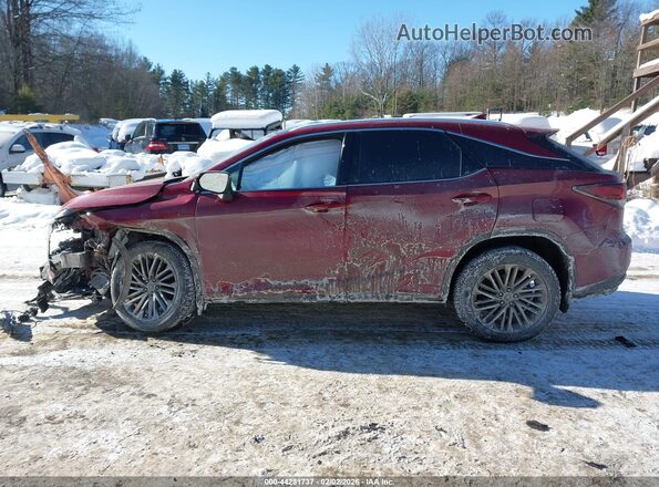 2T2JZMDA8LC247101 2020 LEXUS RX 350 Красный Панорамный вид салона 360°