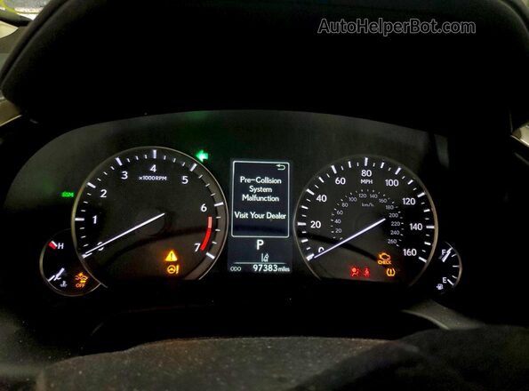 2T2JZMDA8MC271223 2021 LEXUS RX Белый Вид щитка приборов