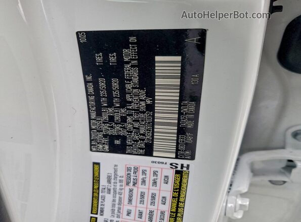2T2KGCEZ8TC103752 2026 LEXUS NX White Widok wnętrza 360 stopni