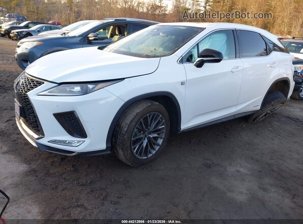 2T2SGMDA0NC075773 2022 LEXUS RX 450H Белый Передняя левая четверть