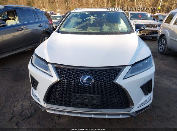 2T2SGMDA0NC075773 2022 LEXUS RX 450H Белый Вид щитка приборов