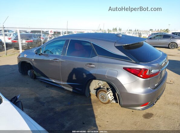 2T2SGMDAXLC046603 2020 LEXUS RX 450H Серый Панорамный вид салона 360°