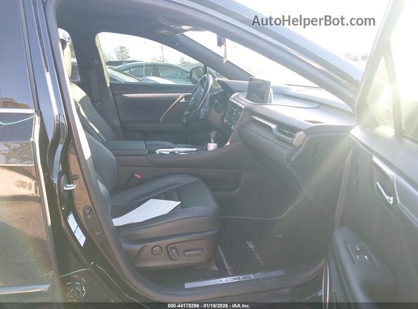 2T2SZMDA2MC280472 2021 LEXUS RX 350 Black Widok wnętrza z przodu