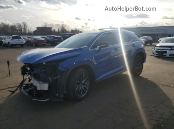 2T2SZMDA8NC315503 2022 LEXUS RX Синий Передняя левая четверть