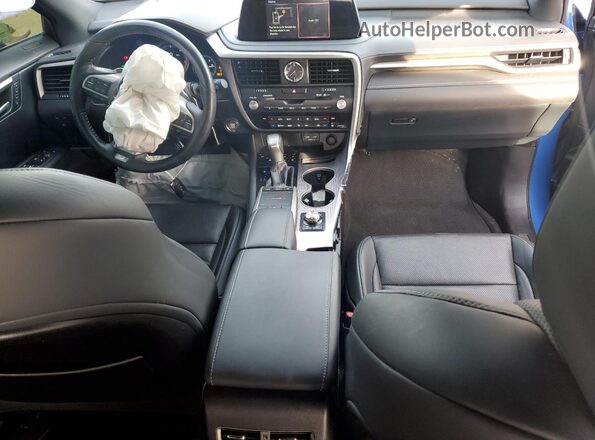 2T2SZMDA8NC315503 2022 LEXUS RX Синий Вид панели приборов