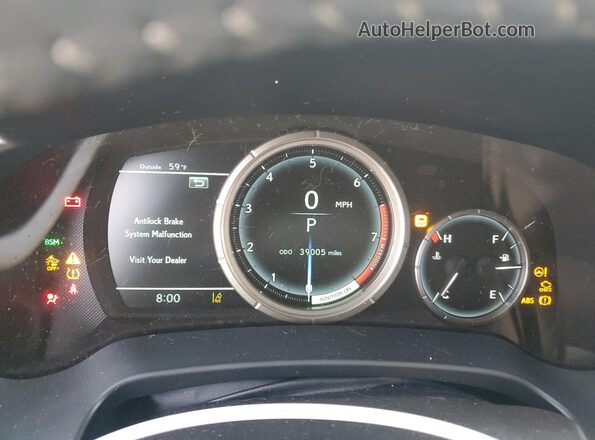 2T2SZMDA8NC315503 2022 LEXUS RX Синий Вид щитка приборов