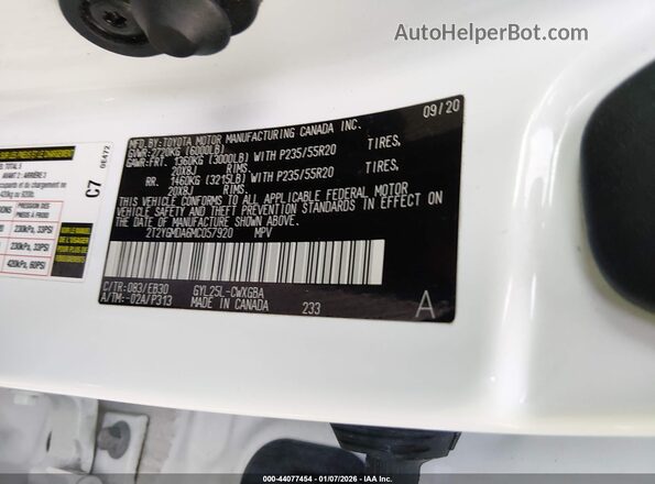 2T2YGMDA6MC057920 2021 LEXUS RX 450H Белый Вид подкапотного пространства