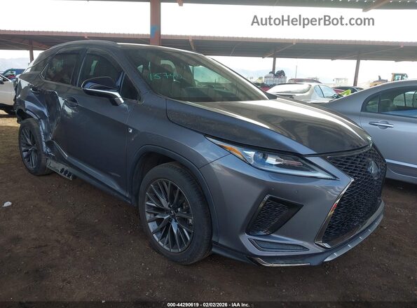 2T2YZMDA1NC315790 2022 LEXUS RX 350 Gray Przód prawy