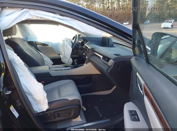 2T2ZZMCA1JC107831 2018 LEXUS RX 350 Черный Вид салона спереди