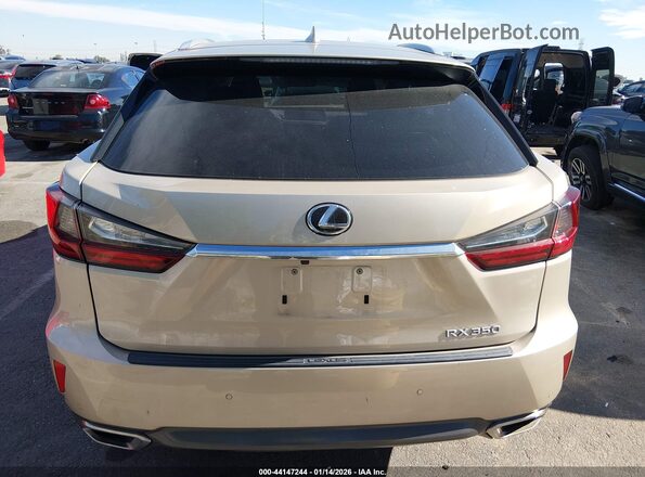 2T2ZZMCA2HC072825 2017 LEXUS RX 350 Бежевый 