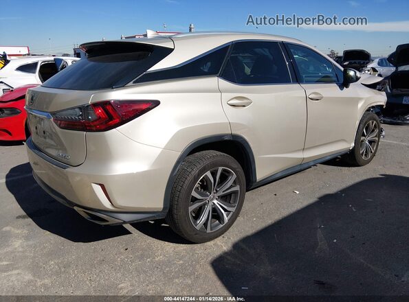 2T2ZZMCA2HC072825 2017 LEXUS RX 350 Бежевый Задняя правая четверть