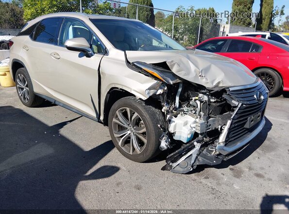 2T2ZZMCA2HC072825 2017 LEXUS RX 350 Бежевый Передняя правая четверть