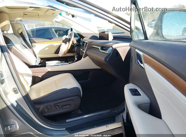 2T2ZZMCA2JC093504 2018 LEXUS RX 350 Золотой Вид салона спереди