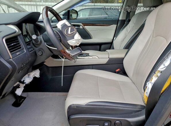 2T2ZZMCA2KC129595 2019 LEXUS RX Черный Вид салона спереди