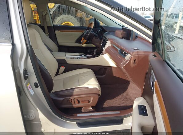 2T2ZZMCA6GC021908 2016 LEXUS RX 350 Бежевый Вид салона спереди