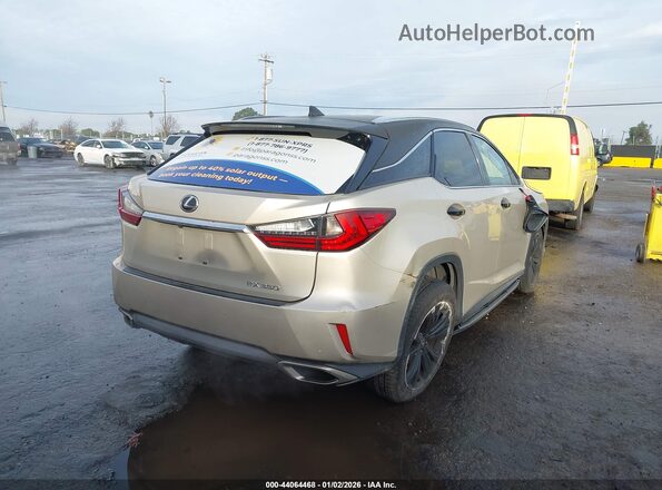 2T2ZZMCA6GC021908 2016 LEXUS RX 350 Бежевый Задняя правая четверть