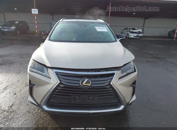 2T2ZZMCA6GC021908 2016 LEXUS RX 350 Бежевый Вид щитка приборов