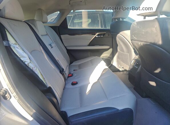 2T2ZZMCA6HC085268 2017 LEXUS RX Silver Rear interior view
