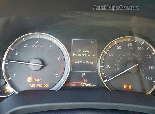 2T2ZZMCA7KC129785 2019 LEXUS RX Серый Вид щитка приборов