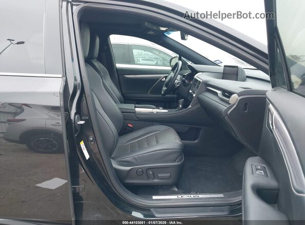 2T2ZZMCAXHC080154 2017 LEXUS RX 350 Черный Вид салона спереди