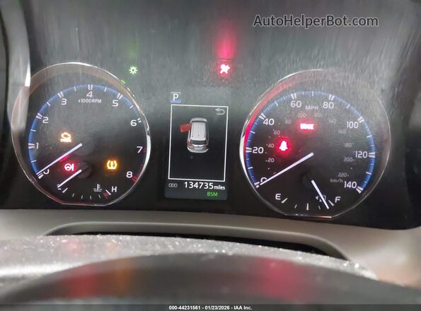 2T3DFREV9GW450194 2016 TOYOTA LIMITED Бордовый Вид задних сидений