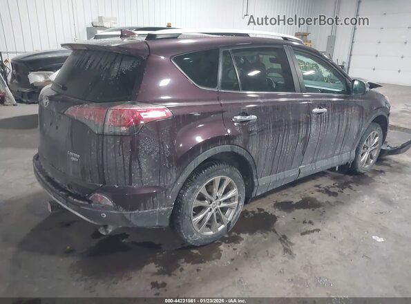 2T3DFREV9GW450194 2016 TOYOTA LIMITED Бордовый Задняя правая четверть