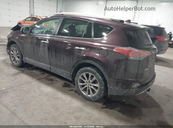 2T3DFREV9GW450194 2016 TOYOTA LIMITED Бордовый Задняя левая четверть