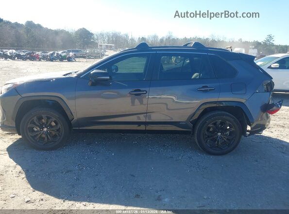 2T3E6RFV0PW042072 2023 TOYOTA RAV4 HYBRID Gray Widok wnętrza z tyłu