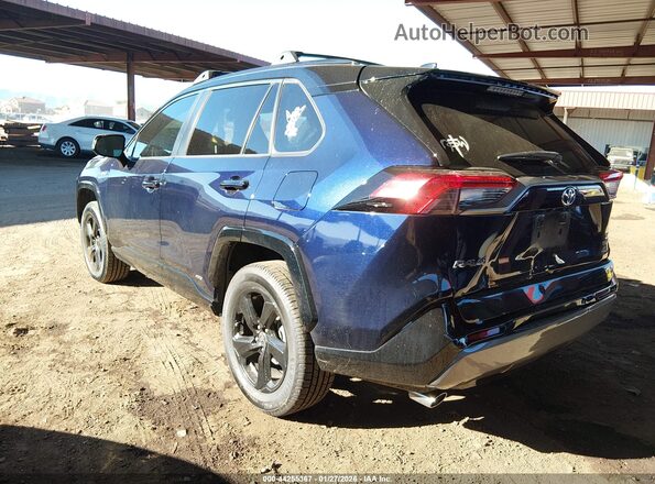 2T3E6RFV2MW012955 2021 TOYOTA RAV4 HYBRID Синий Задняя левая четверть