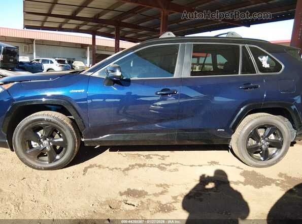 2T3E6RFV2MW012955 2021 TOYOTA RAV4 HYBRID Синий Панорамный вид салона 360°