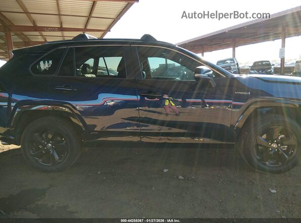 2T3E6RFV2MW012955 2021 TOYOTA RAV4 HYBRID Синий Вид задней части салона