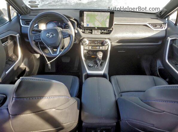 2T3E6RFV2SW089130 2025 TOYOTA RAV4 Blue Vista del salpicadero