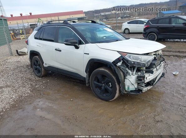 2T3E6RFV7MW003619 2021 TOYOTA RAV4 HYBRID Белый Передняя правая четверть