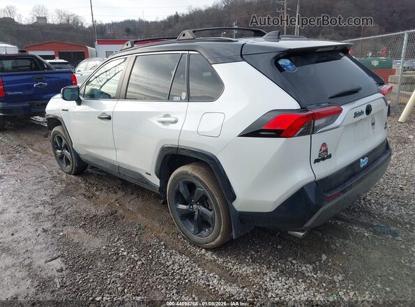 2T3E6RFV7MW003619 2021 TOYOTA RAV4 HYBRID Белый Задняя левая четверть