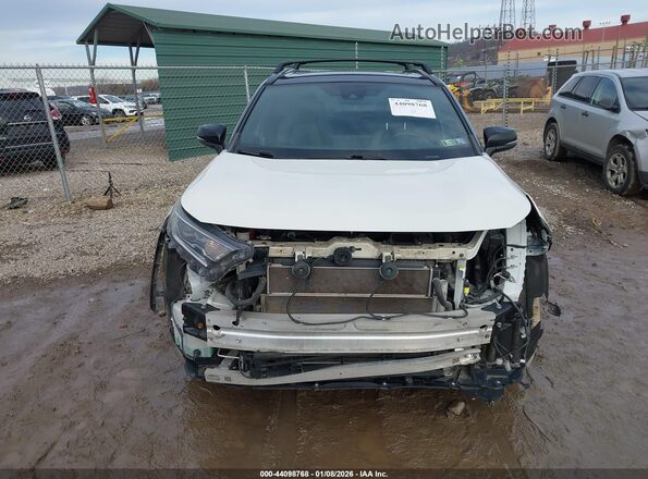 2T3E6RFV7MW003619 2021 TOYOTA RAV4 HYBRID Белый Вид задней части салона