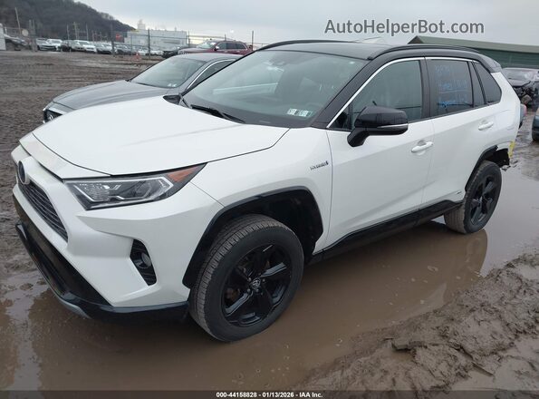2T3EWRFV6LW051501 2020 TOYOTA RAV4 HYBRID Белый Передняя левая четверть
