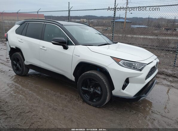 2T3EWRFV6LW051501 2020 TOYOTA RAV4 HYBRID Белый Передняя правая четверть