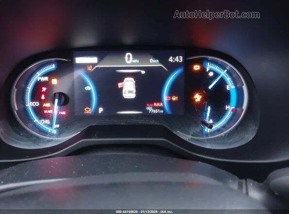 2T3EWRFV6LW051501 2020 TOYOTA RAV4 HYBRID Белый Вид задних сидений