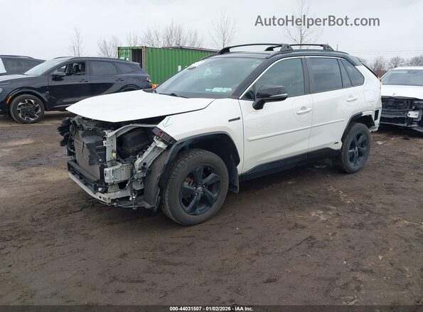 2T3EWRFV6LW070288 2020 TOYOTA RAV4 HYBRID Белый Передняя левая четверть