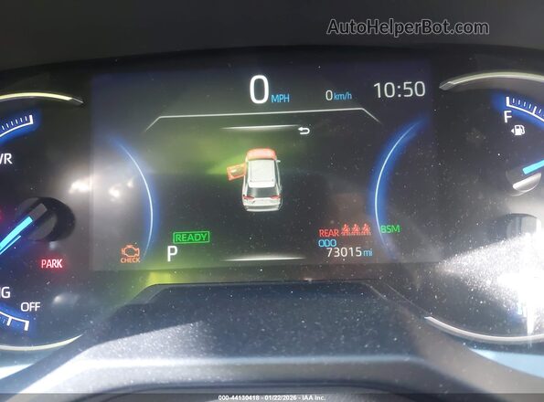 2T3EWRFV8LW071975 2020 TOYOTA RAV4 HYBRID Белый Вид задних сидений