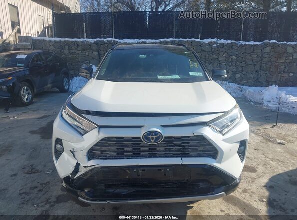 2T3EWRFV8LW071975 2020 TOYOTA RAV4 HYBRID Белый Вид щитка приборов
