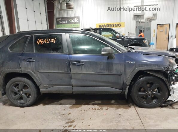 2T3EWRFVXKW016569 2019 TOYOTA RAV4 HYBRID Blue Widok wnętrza 360 stopni
