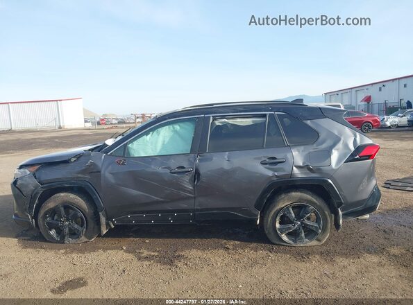 2T3EWRFVXLW062873 2020 TOYOTA RAV4 HYBRID Gray Սալոնի հետևի տեսք