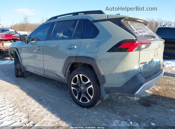 2T3J1RFV6KW031583 2019 TOYOTA RAV4 Green Rear left
