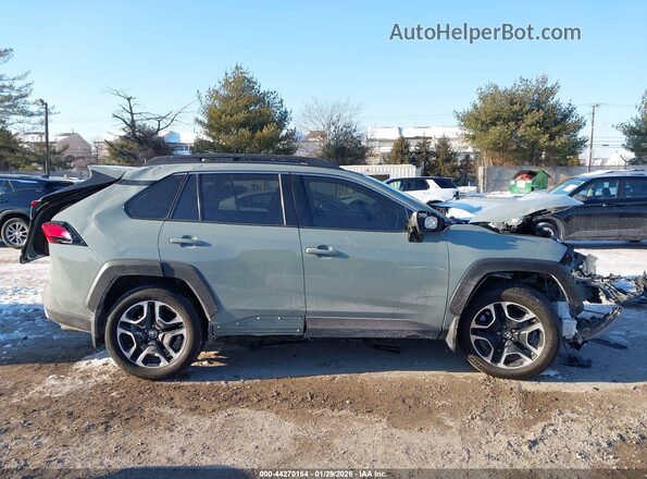 2T3J1RFV6KW031583 2019 TOYOTA RAV4 Green Rear interior view