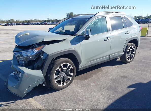 2T3J1RFV9MW156306 2021 TOYOTA RAV4 Серый Передняя левая четверть